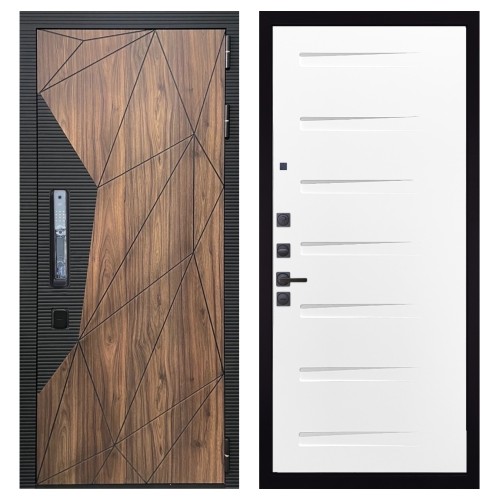 Гранит Континент Смарт, панель 081 Белый Горизонт 10 мм