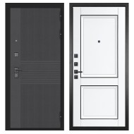 Гранит Гранж, панель 070 Две филенки с молдингом белый матовый 12 мм