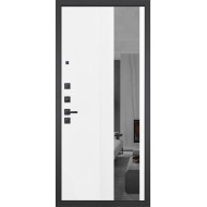 Гранит Эксклюзив, панель 085 Белый рельеф софт с тонированным зеркало 10 мм