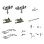 Комплект Armadillo (Армадилло) для раздвижных профильных дверей SLD.Comfort-PRO.SET1.PROF rollers/80