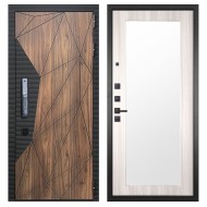 Гранит Континент Смарт, панель 017 зеркало Сандал светлый 16 мм