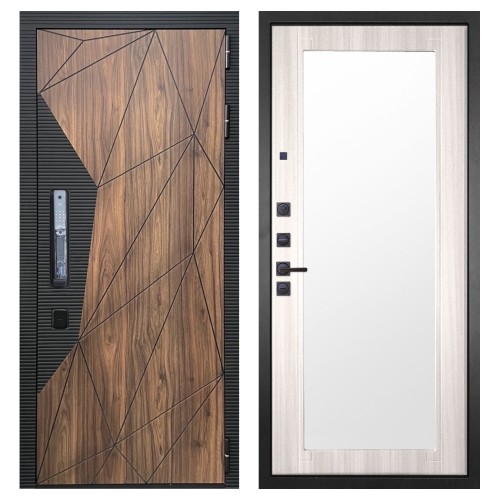 Гранит Континент Смарт, панель 017 зеркало Сандал светлый 16 мм