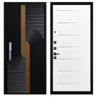 Гранит Смарт Люкс, панель 081 Белый Горизонт 10 мм