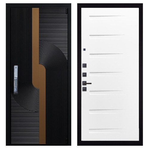 Гранит Смарт Люкс, панель 081 Белый Горизонт 10 мм