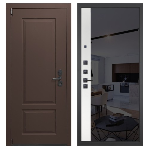 Гранит М3 new, панель 091 зеркало макси бок тонированное черное 10 мм