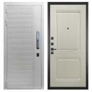 Гранит Пиано Смарт Белая, панель 064 Роял Вуд светлая со структурой 12 мм