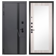 Гранит НаноБлэк лайн, панель 032 зеркало Сандал светлый 12 мм