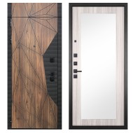 Гранит Континент с фрамугой, панель 032 зеркало Сандал светлый 12 мм