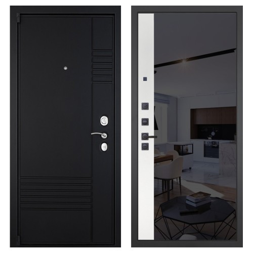 Гранит Т3, панель 091 зеркало макси бок тонированное черное 10 мм