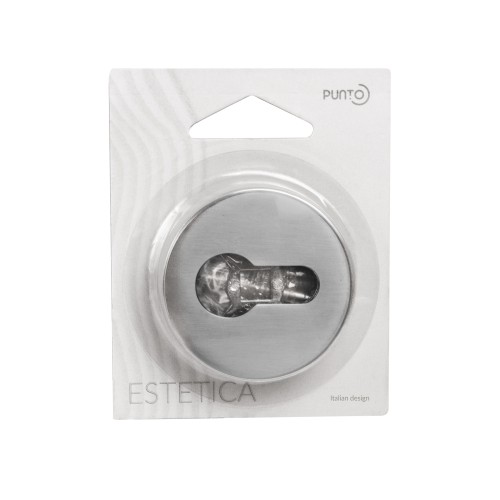 Накладка Punto (Пунто) под цилиндр ET.R.EST.R52 SSC-16 сатинированный хром 