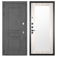 Гранит Лира, панель 017 зеркало Сандал светлый 16 мм