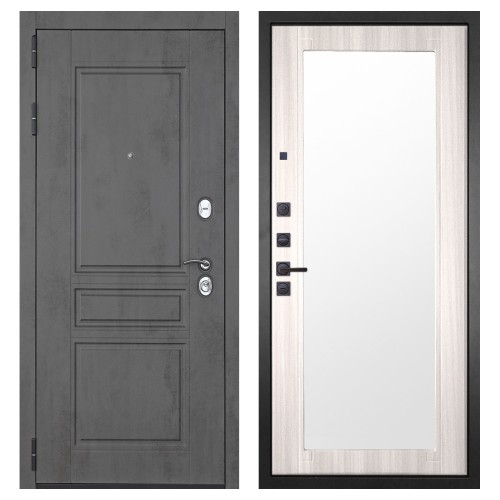 Гранит Лира, панель 017 зеркало Сандал светлый 16 мм