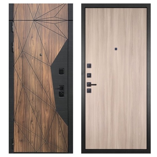 Гранит Континент с фрамугой, панель 001 Светлая 6 мм