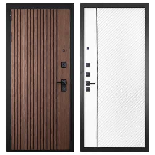 Гранит Шторм, панель 078 Белая матовая 12 мм