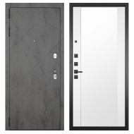 Гранит Дуэт, панель 024 зеркало Макси белый матовый 16 мм