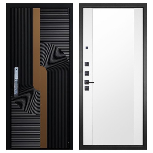 Гранит Смарт Люкс, панель 024 зеркало Макси белый матовый 16 мм