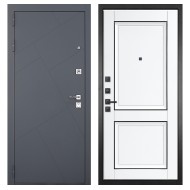 Гранит Ультра C3, панель 070 Две филенки с молдингом белый матовый 12 мм