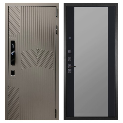 Гранит Смарт Нанорельеф, панель 074 зеркало фацет тонированное 16 мм