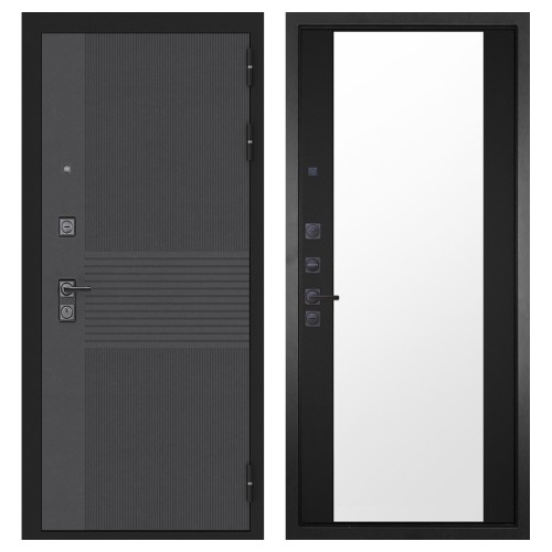 Гранит Гранж, панель 071 зеркало Фацет 16 мм