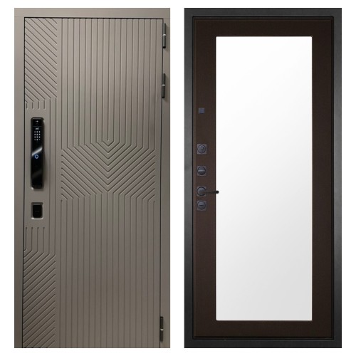 Гранит Смарт Нанорельеф, панель 011 зеркало Венге 16 мм