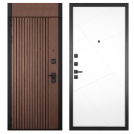 Гранит Шторм с фрамугой, панель 029 Белая 10 мм