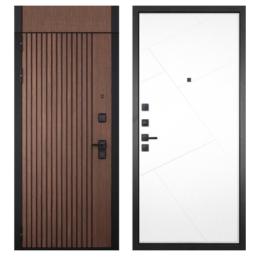 Гранит Шторм с фрамугой, панель 029 Белая 10 мм