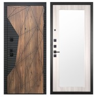 Гранит Континент, панель 017 зеркало Сандал светлый 16 мм