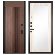 Гранит Шторм с фрамугой, панель 026 зеркало Лиственница 10 мм