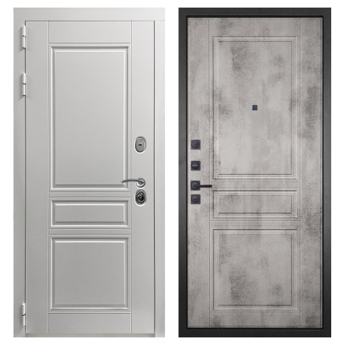 Гранит Лира Белая, панель 043 Бетон светлый 12 мм