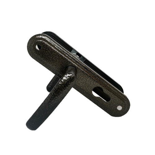 Ручка дверная Absolyute (Абсолют) на планке РФ1-55.08 (бронза) 