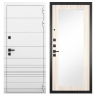 Гранит Роял белая NEW, панель 026 зеркало Лиственница 10 мм