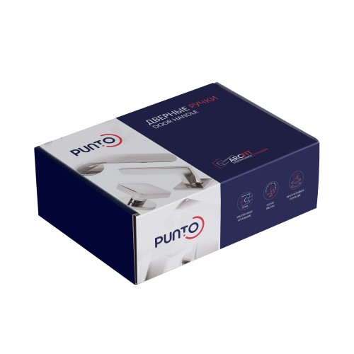 Ручка Punto (Пунто) раздельная K.ARC.Q52.TERRA SSC-16 сатин.хром 