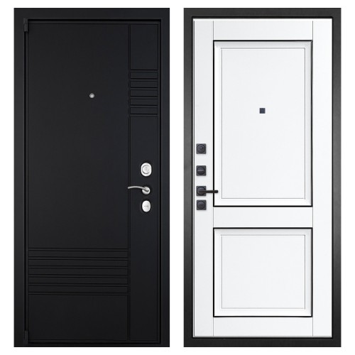 Гранит Т3, панель 070 Две филенки с молдингом белый матовый 12 мм