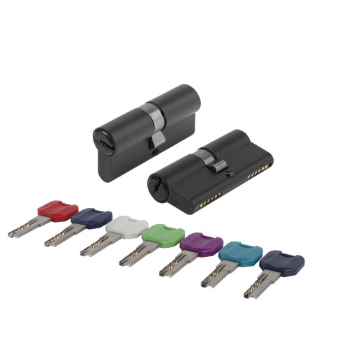 Цилиндровый Punto (Пунто) механизм MaxPro7000Key70mm(30+10+30) BL черный 7key 