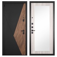 Гранит Геометрия, панель 032 зеркало Сандал светлый 12 мм