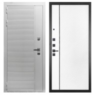 Гранит Пиано Белая, панель 078 Белая матовая 12 мм