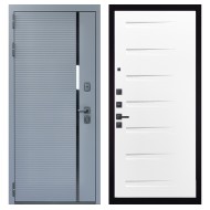 Гранит Пиано Серая, панель 081 Белый Горизонт 10 мм