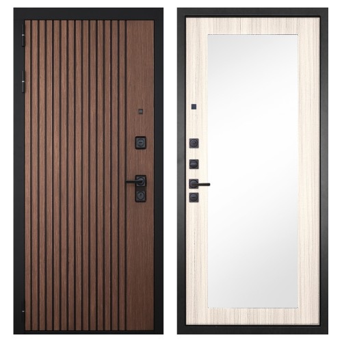 Гранит Шторм, панель 026 зеркало Лиственница 10 мм