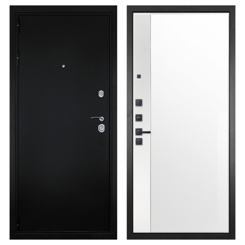 Гранит Ультра 8, панель 075 зеркало макси бок белое 16 мм