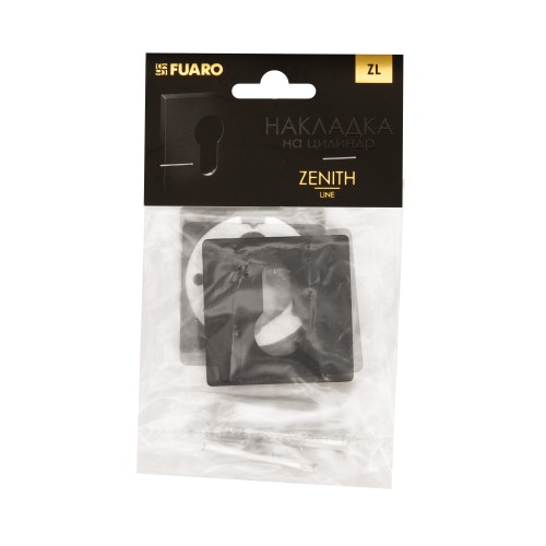 Накладка Fuaro (Фуаро) на цилиндр ET.K.ZL52 BL-24 черный 
