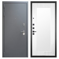 Гранит 7024, панель 019 зеркало Белый ясень 16 мм