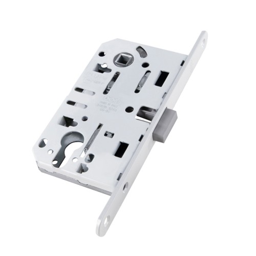 Корпус AGB (АГБ) врезного замка магнитный под цилиндр MEDIANA POLARIS B06103.50.FM (белый) 