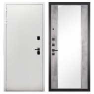 Гранит Вайт, панель 051 зеркало Бетон светлый 16 мм