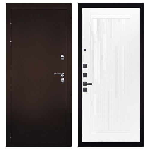 Гранит Терморазрыв, панель 082 Белый софт рельеф 10 мм