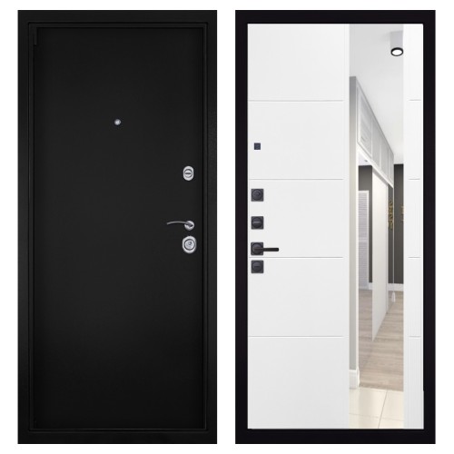 Гранит М8, панель 083 Белый софт зеркало 10 мм