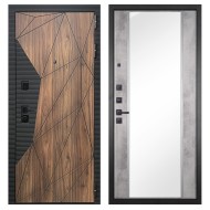 Гранит Континент, панель 051 зеркало Бетон светлый 16 мм