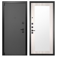 Гранит Лайт Графит, панель 017 зеркало Сандал светлый 16 мм