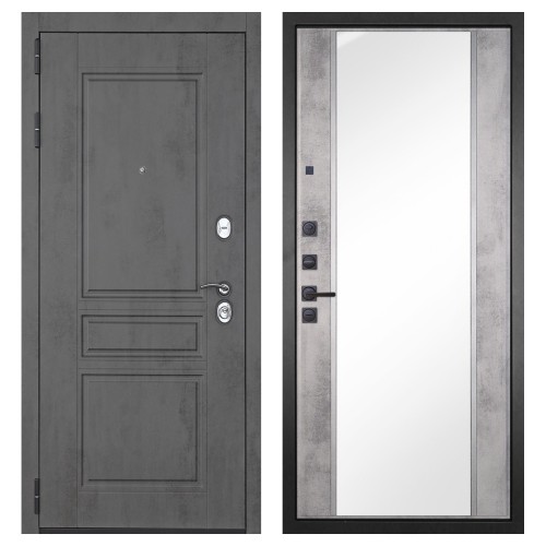 Гранит Лира, панель 051 зеркало Бетон светлый 16 мм