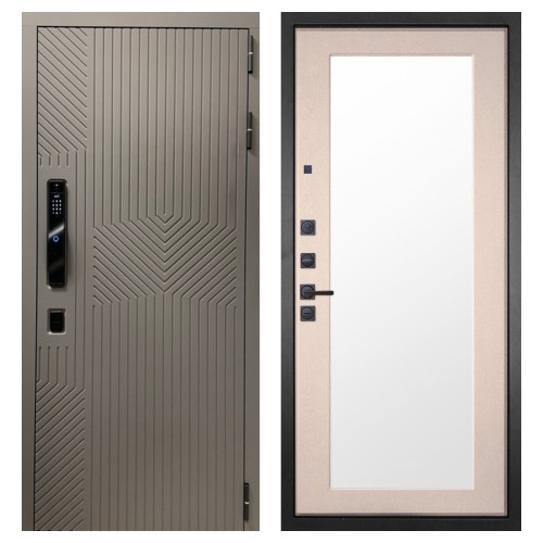 Гранит Смарт Нанорельеф, панель 014 зеркало Капучино 16 мм