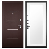 Гранит М2 Люкс, панель 010 зеркало Белый матовый 16 мм